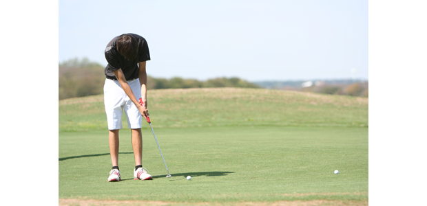 Parrish Golfing for Halloween