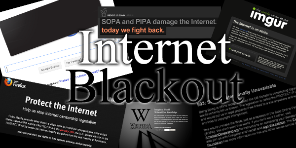 SOPA/PIPA Internet Blackout
