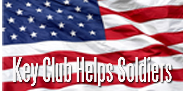 Key Club Collects Donations for Soliders