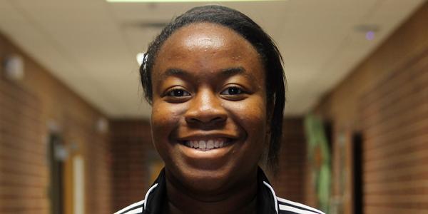 Junior Danielle Hightower walks the halls and attends soccer practice as a leader-by-example type.