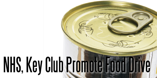 NHS, Key Club Promote Food Drive