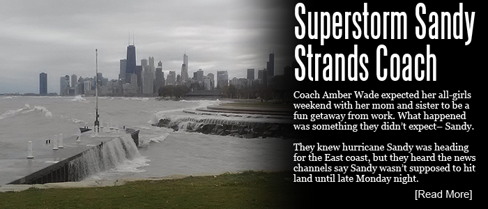 Superstorm Sandy Strands Volleyball Coach