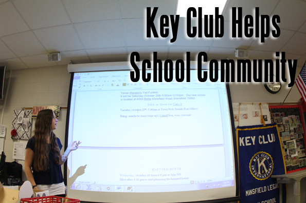 Key Club Helps School Community