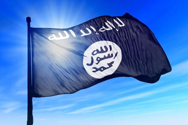 Islamic State flag waving on the wind (http://www.ccwa.org/pocast-01/)