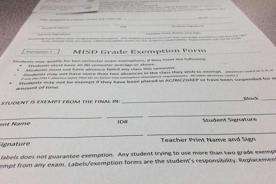 New policy requires exempt students to remain in classrooms during exams.