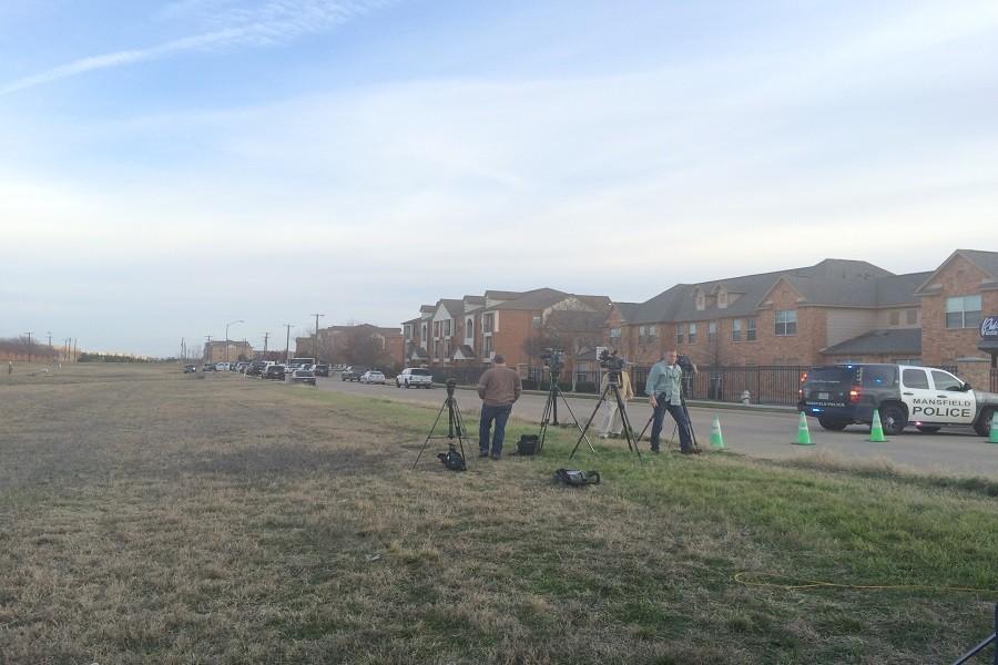 Reporters were on the scene for a SWAT team standoff on Thursday, January 29.