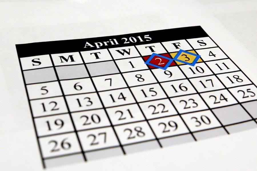 Good Friday, April 3, added as a regular school day to calendar.