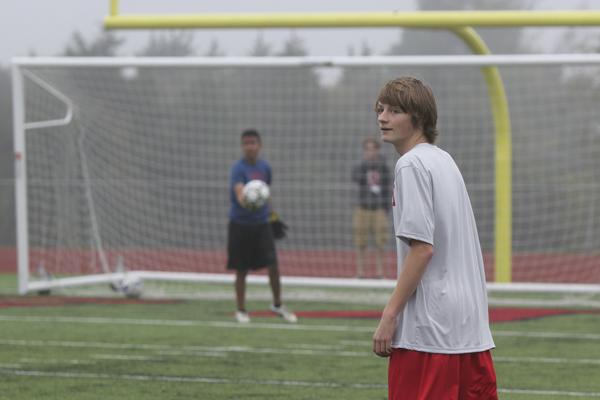 Joshua Richey plays soccer