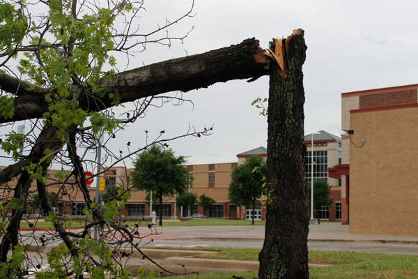 Legacys classes were canceled March 29 because of power outages throughout Mansfield following severe evening storms.