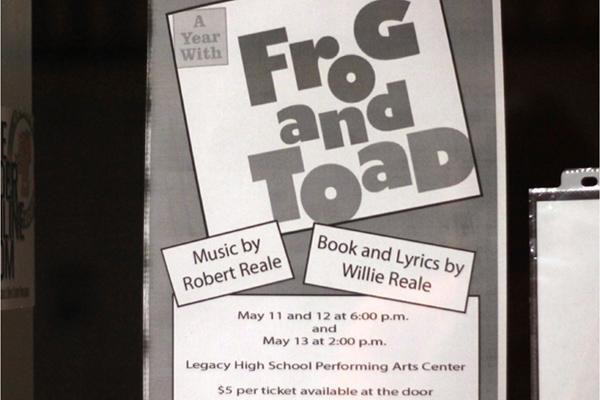 Theater puts on A Year with Frog and Toad.’ The show starts on May 11th through May 13th. 