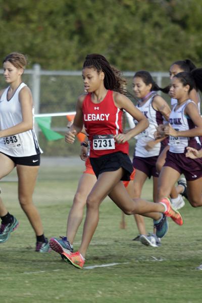 Cross Country participated in the Mansfield Invitational on Sept. 22. Sophomore Harmoni Turner finishes 4th in varsity women, and is the only Legacy runner moving on to UIL Regional Cross Country Meet.