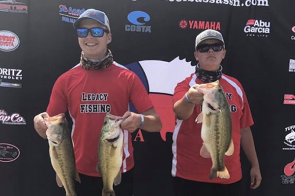 Seniors Logan Taylor and Austin Van Zandt took 8th place out of 218 High School Teams in their first Fishing Club competition of the year. These anglers founded the club.