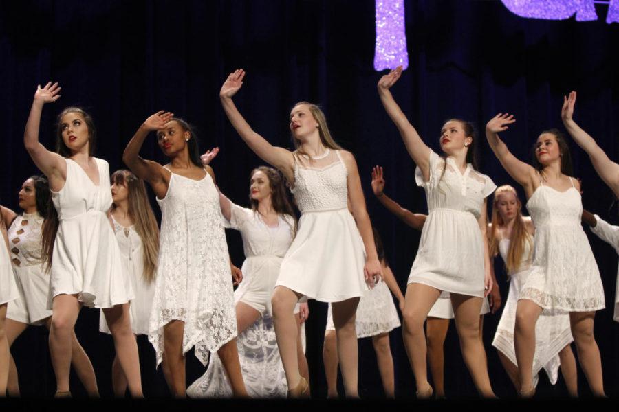Seniors perform their final dance as Silver Spurs. The Spring Show was on April 21. (Kassidy Duncan photo)