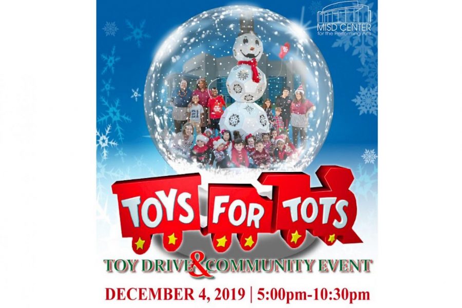 Mansfield will host the annual Toys for Tots toy drive on Dec. 4 at the Center.