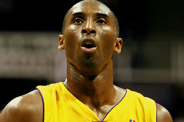 Kobe Bryant, Lakers shooting guard, stands ready to shoot a free throw during Tuesday nights pre-season game against the Golden State Warriors. Bryant was essential in bringing together a large point gap late in the second quarter, after the Warriors took the early lead. (Oct. 2005)