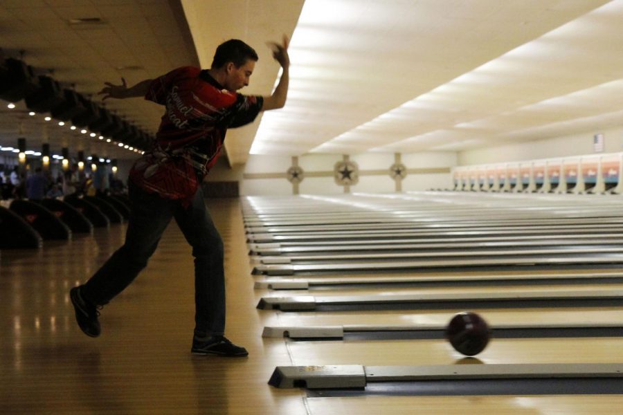 Samuel Malicoat, 11, practices at Forum Bowling Lanes. The bowling team practices every Tuesday and Thursday at Forum.