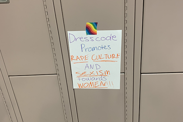 Students Hang Posters to Redefine MISDs Dress Code