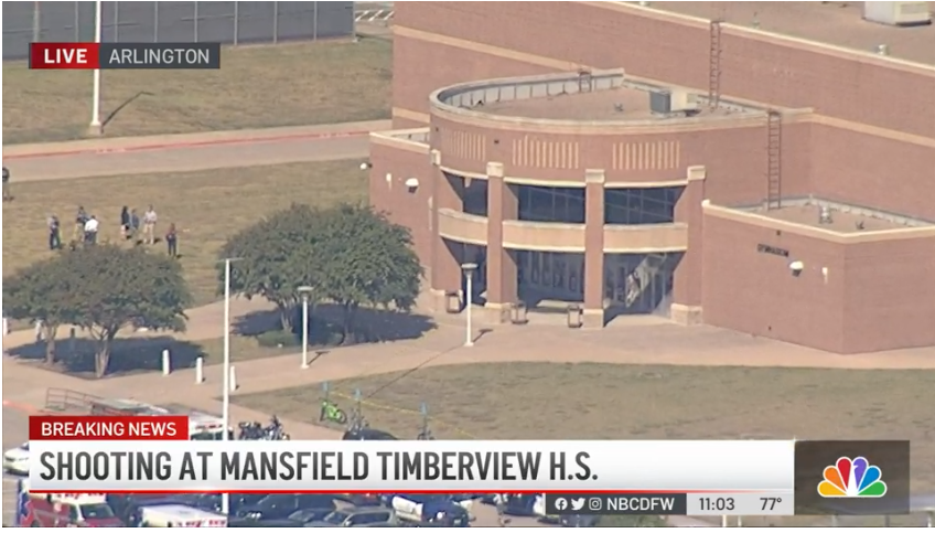 Mansfield ISD responded to an active shooter situation at Mansfield Timberview HS on Oct. 6. [File Photo] 