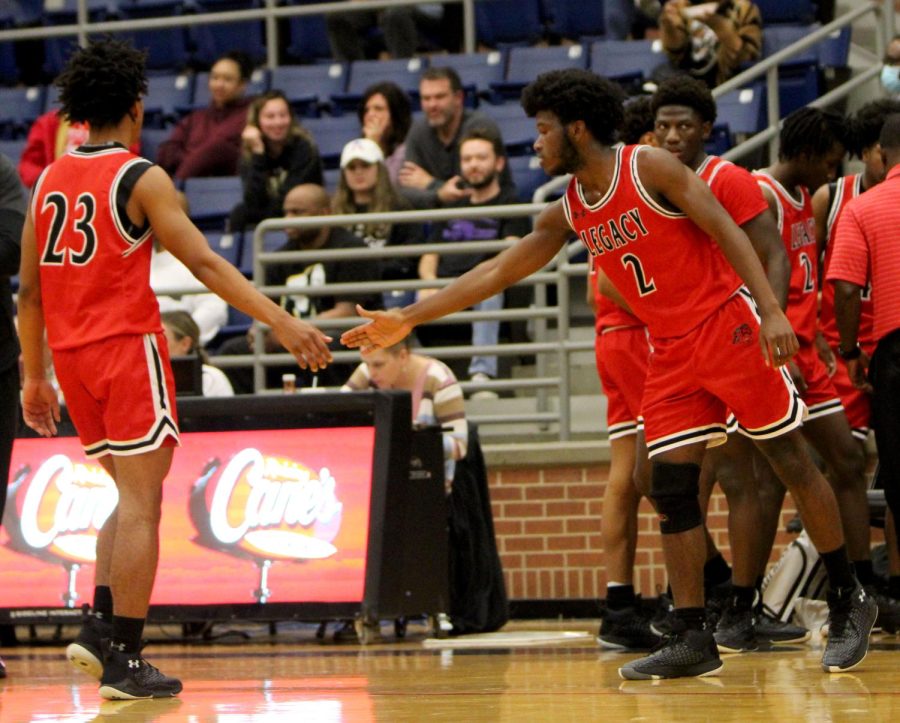 The boys basketball team competed against Mansfield High School on November 30. 