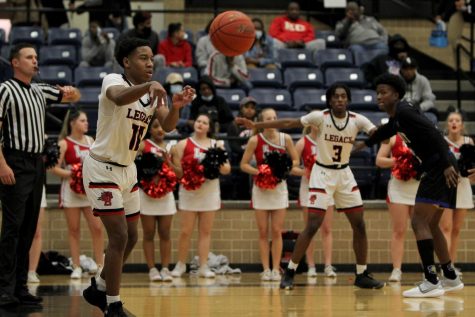 Boys varsity basketball finished the season with a two-point loss against Timberview.