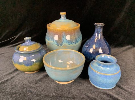 Mr. Shane Skinner began molding pottery more than 20 years ago. He now creates pottery in his spare time as well as in his ceramics class.