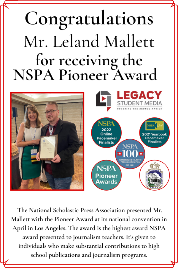 Malletts NSPAs Pioneer Award