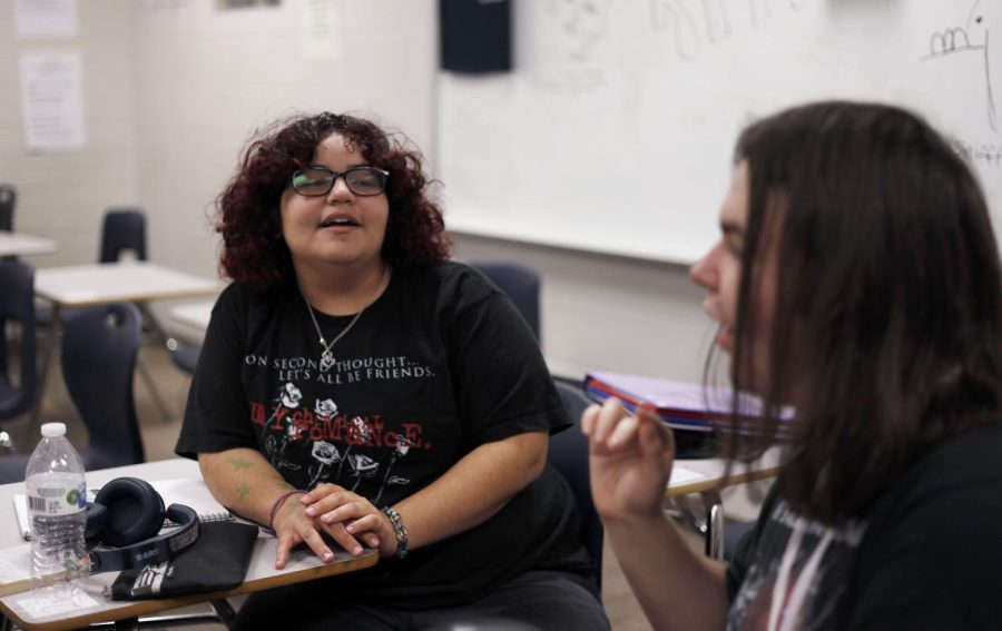 Asha Pimental Reyes, 11, joined debate her freshman year, and plans to continue throughout her high school experience.