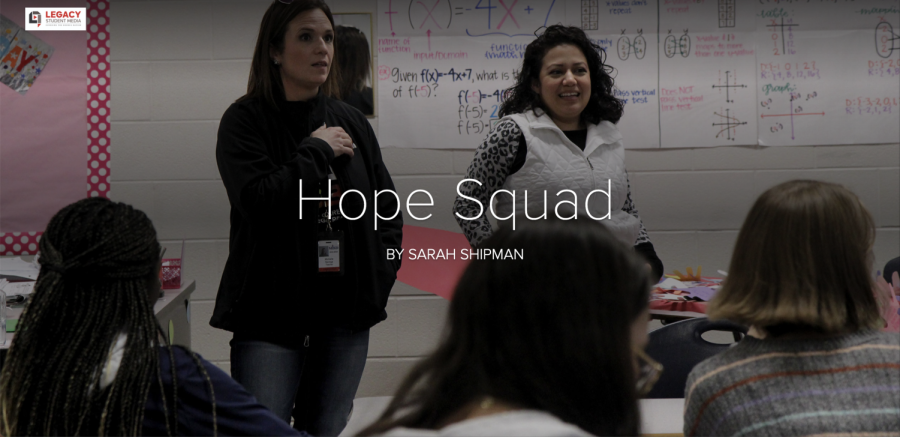 Hope Squad Addresses Mental Health Issues in Students