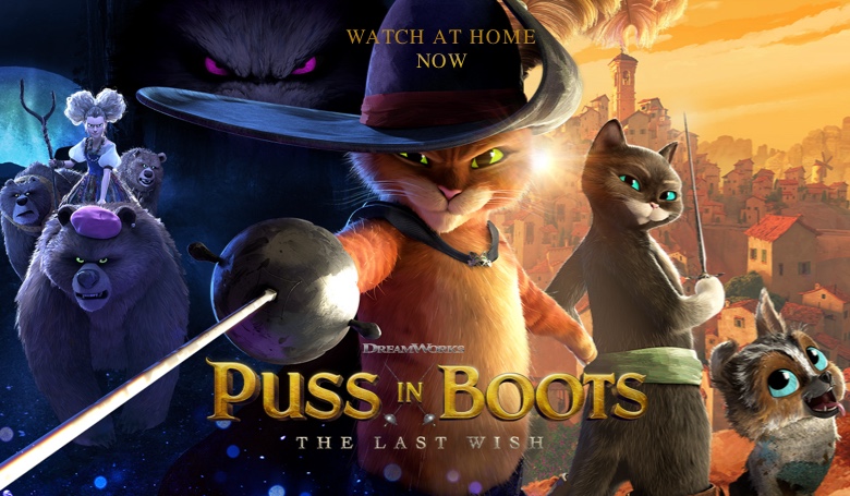 Puss in Boots: The Last Wish initially aired in theaters on Dec. 21, 2022. Photo by Universal Pictures.