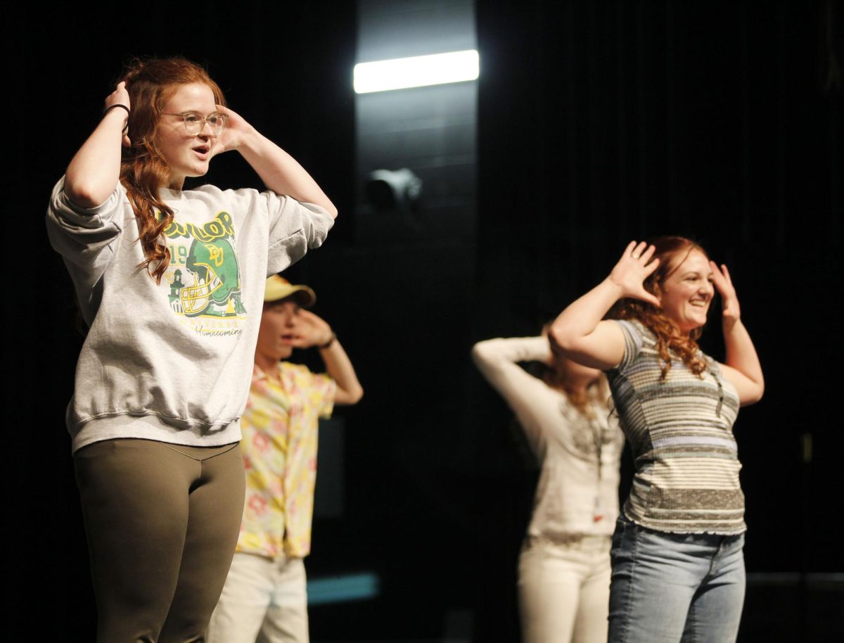 Theater students began rehearsals in October.