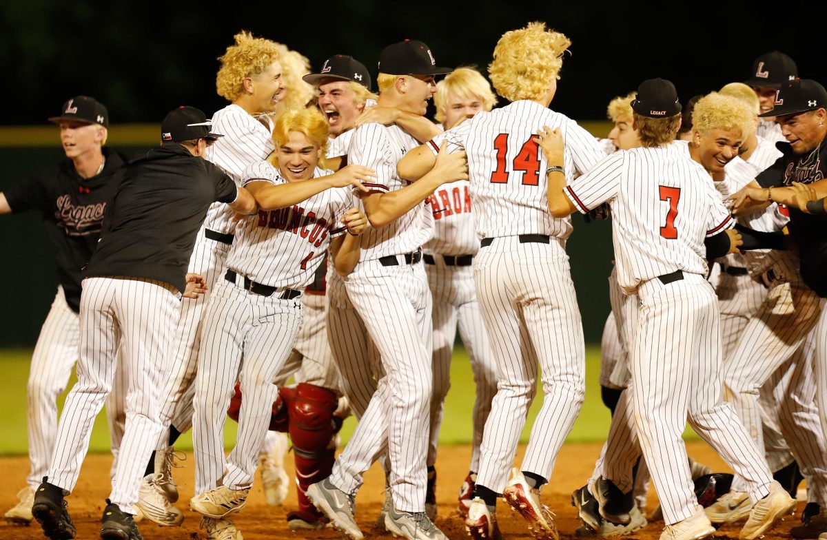 The baseball team beat Sachse 5-4, in game two of the area playoffs May 9. They face Rockwall Heath in the regional quarterfinal games at 8 p.m. May 16, 5 p.m. May 17 and at noon May 18 if needed. All three games will be played at Dallas Baptist University.