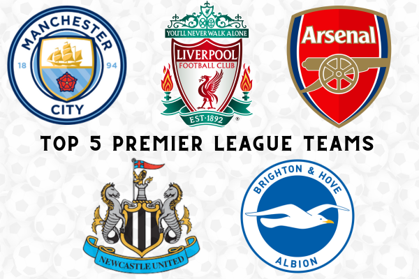 Top 5 Premier League Teams