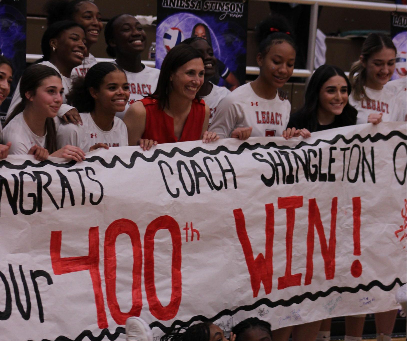 Varsity Volleyball Coach Earns 400th Career Win