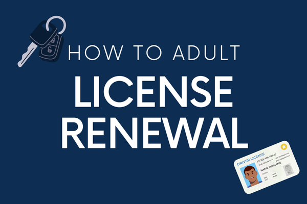 How to Adult: Renewing Your License